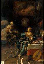 Frans Francken - Bilder Gemälde - A Voluptuary Surprised by Death