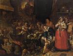 Frans Francken - Bilder Gemälde - A Witches' Kitchen