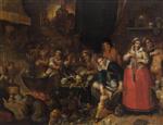 Frans Francken - paintings - A Witches' Kitchen