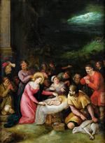 Frans Francken - paintings - Adoration of the Shepherds