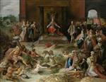 Frans Francken - Bilder Gemälde - Allegory on the Abdication of Emperor Charles V in Brussels