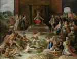 Frans Francken - paintings - Allegory on the Abdication of Emperor Charles V in Brussels