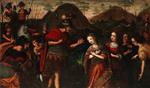 Frans Francken - paintings - King Solomon Receiving the Queen of Sheba-2