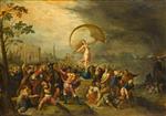 Frans Francken - paintings - Marine Fortune