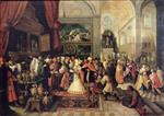 Frans Francken  - Bilder Gemälde - Solomon in the Treasury of the Temple