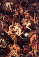 Frans Francken  - Bilder Gemälde - The Damned Being Cast into Hell