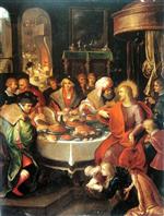 Frans Francken  - Bilder Gemälde - The Feast in the House of Simon