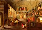 Frans Francken  - Bilder Gemälde - The Interior of a Picture Gallery