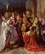 Frans Francken  - Bilder Gemälde - The presentation of the holy tunic of Mary