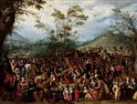Frans Francken  - Bilder Gemälde - The Procession to Calvary