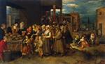 Frans Francken  - Bilder Gemälde - The Seven Acts of Mercy