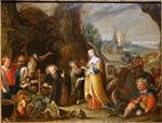 Frans Francken  - Bilder Gemälde - The Temptation of Saint Anthony