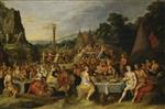 Frans Francken  - Bilder Gemälde - The Worship of the Golden Calf