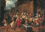 Frans Francken  - Bilder Gemälde - Wedding at Cana