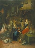 Frans Francken  - Bilder Gemälde - Witches' Sabbath