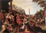 Frans Francken  - Bilder Gemälde - Worship of the Golden Calf