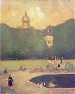 Robert Henri - Bilder Gemälde - Au Jardin du Luxembourg