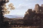 Claude Lorrain - Bilder Gemälde - Landschaft mit Apollo und Mercury