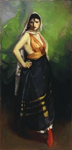 Robert Henri - Bilder Gemälde - Betalo Rubio, Dramatic Dancer