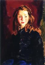 Robert Henri - Bilder Gemälde - Blond Bridget Lavelle