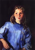 Robert Henri - Bilder Gemälde - Blond Bridget Lavelle