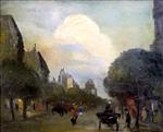 Robert Henri - Bilder Gemälde - Boulevard Montparnasse-the Cloud