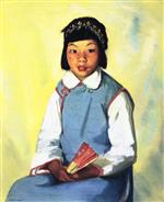 Robert Henri  - Bilder Gemälde - Chow Choy