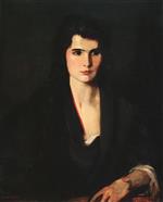 Robert Henri  - Bilder Gemälde - Consuelo in Black