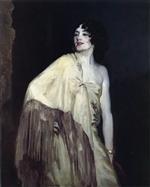 Robert Henri  - Bilder Gemälde - Dancer in a Yellow Shawl