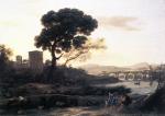 Claude Lorrain - Peintures - Paysage avec troupeau de moutons