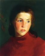 Robert Henri  - Bilder Gemälde - Irish Girl (Mary Lavelle)