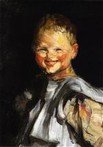 Robert Henri  - Bilder Gemälde - Laughing Child