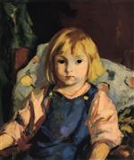 Robert Henri  - Bilder Gemälde - Little Carl (Karl Schleicher)