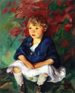 Robert Henri  - Bilder Gemälde - Little Country Girl