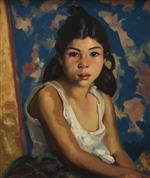 Robert Henri  - Bilder Gemälde - Lucinda