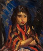 Robert Henri  - Bilder Gemälde - Lucinda, Mexican Girl