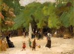 Robert Henri  - Bilder Gemälde - Luxembourg Gardens