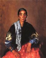 Robert Henri  - Bilder Gemälde - Madre Gitana