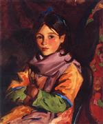 Robert Henri  - Bilder Gemälde - Mary Agnes