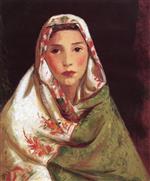 Robert Henri  - Bilder Gemälde - Mexican Girl, Maria