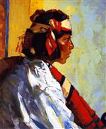 Robert Henri  - Bilder Gemälde - Miguel of Tesuque