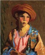 Robert Henri  - Bilder Gemälde - Mildred-O Hat