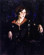 Robert Henri  - Bilder Gemälde - Miss Louise Getz