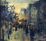 Robert Henri  - Bilder Gemälde - Misty Effect, Paris