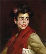 Robert Henri  - Bilder Gemälde - Newsgirl, Madrid, Spain