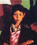 Robert Henri  - Bilder Gemälde - Pepita (Juanita)