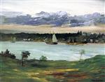Robert Henri  - Bilder Gemälde - Ship in the Bay