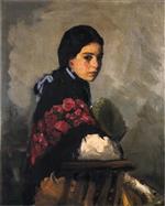 Robert Henri  - Bilder Gemälde - Spanish Girl