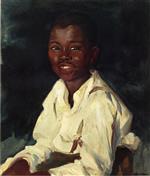 Robert Henri  - Bilder Gemälde - Sylvester-Smiling