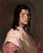 Robert Henri  - Bilder Gemälde - The Gypsy Girl
